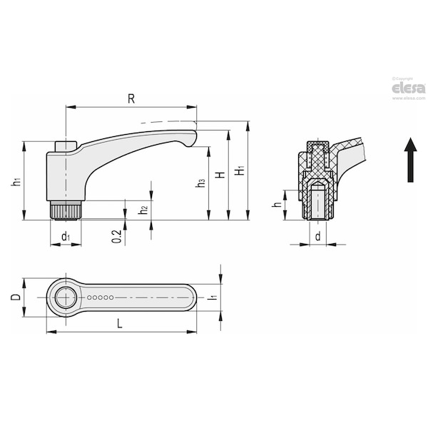 Brass Boss, Threaded Hole, ERX.108 B-M12-C17